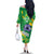 Custom Brazil Football Family Matching Off The Shoulder Long Sleeve Dress and Hawaiian Shirt Vamos Selecao Brushes Style - Wonder Print Shop