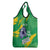 Custom Brazil Football Grocery Bag Vamos Selecao Brushes Style - Wonder Print Shop
