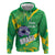 Custom Brazil Football Hoodie Vamos Selecao Brushes Style - Wonder Print Shop