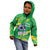 Custom Brazil Football Kid Hoodie Vamos Selecao Brushes Style - Wonder Print Shop