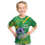 Custom Brazil Football Kid T Shirt Vamos Selecao Brushes Style - Wonder Print Shop