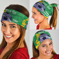Custom Brazil Football Neck Gaiter Vamos Selecao Brushes Style - Wonder Print Shop