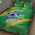 Custom Brazil Football Quilt Bed Set Vamos Selecao Brushes Style - Wonder Print Shop