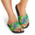 Custom Brazil Football Slide Sandals Vamos Selecao Brushes Style - Wonder Print Shop