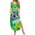 Custom Brazil Football Summer Maxi Dress Vamos Selecao Brushes Style - Wonder Print Shop