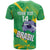 Custom Brazil Football T Shirt Vamos Selecao Brushes Style - Wonder Print Shop