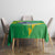 Custom Brazil Football Tablecloth Vamos Selecao Brushes Style - Wonder Print Shop