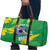 Custom Brazil Football Travel Bag Vamos Selecao Brushes Style - Wonder Print Shop