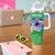 Custom Brazil Football Tumbler With Handle Vamos Selecao Brushes Style - Wonder Print Shop