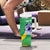 Custom Brazil Football Tumbler With Handle Vamos Selecao Brushes Style - Wonder Print Shop