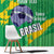 Custom Brazil Football Window Curtain Vamos Selecao Brushes Style - Wonder Print Shop