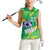 Custom Brazil Football Women Sleeveless Polo Shirt Vamos Selecao Brushes Style - Wonder Print Shop