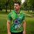 Custom Brazil Football Zipper Polo Shirt Vamos Selecao Brushes Style - Wonder Print Shop