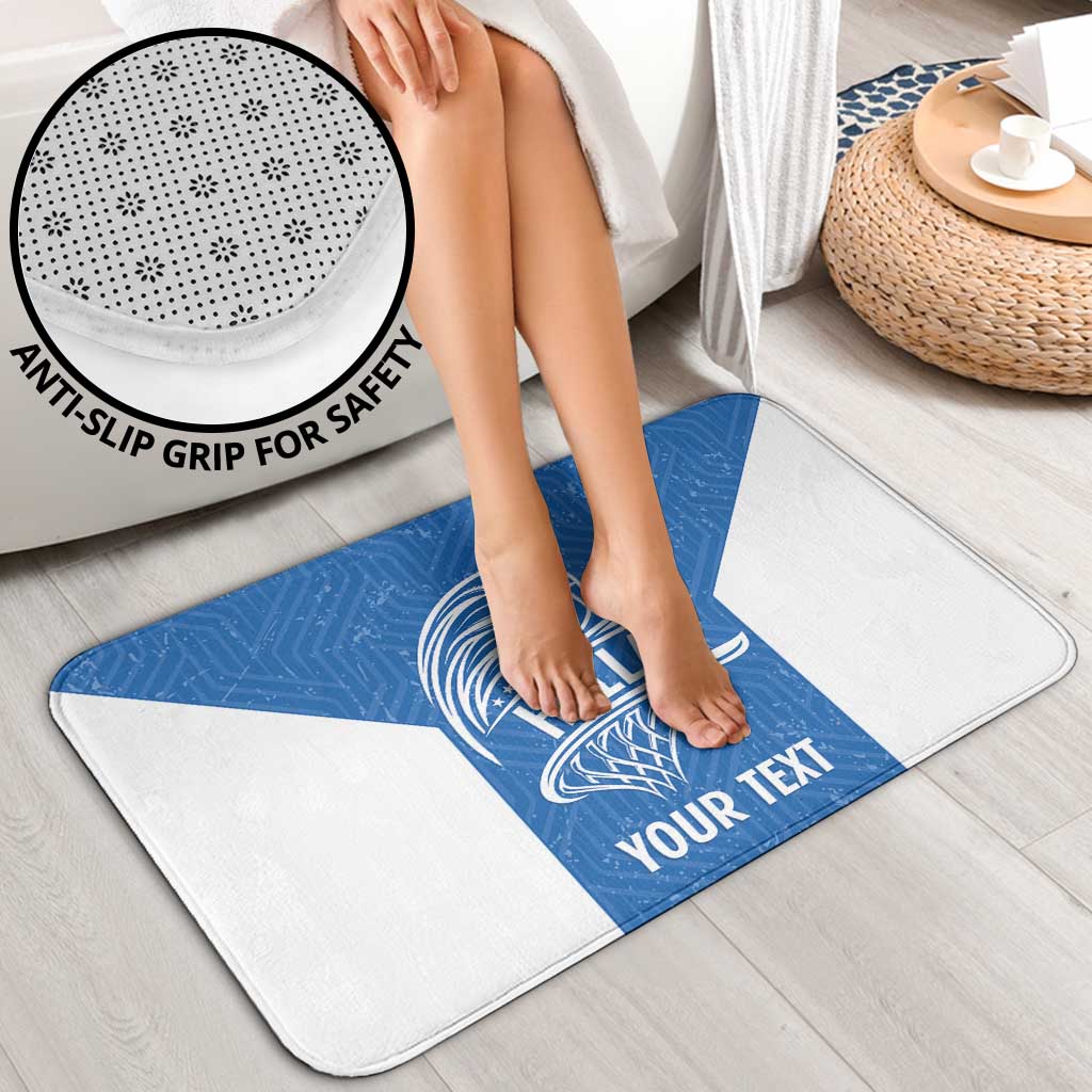 Greece Basketball Custom Bathroom Set Go Hellas Blue Version - Wonder Print Shop