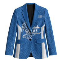 Greece Basketball Custom Blazer Go Hellas Blue Version - Wonder Print Shop