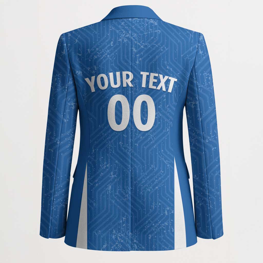 Greece Basketball Custom Blazer Go Hellas Blue Version - Wonder Print Shop