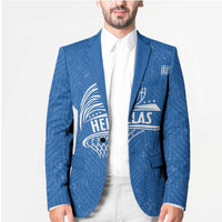 Greece Basketball Custom Blazer Go Hellas Blue Version - Wonder Print Shop