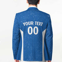 Greece Basketball Custom Blazer Go Hellas Blue Version - Wonder Print Shop