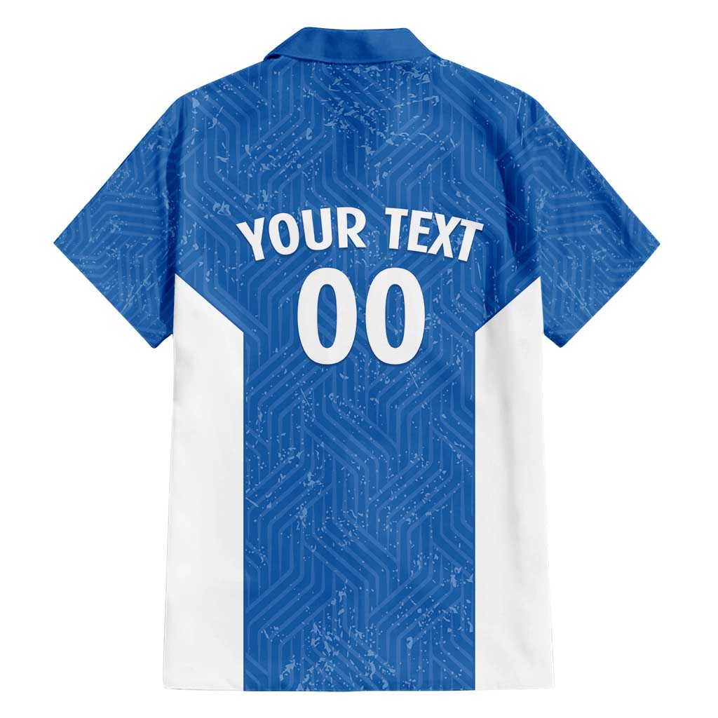 Greece Basketball Custom Family Matching Long Sleeve Bodycon Dress and Hawaiian Shirt Go Hellas Blue Version - Wonder Print Shop