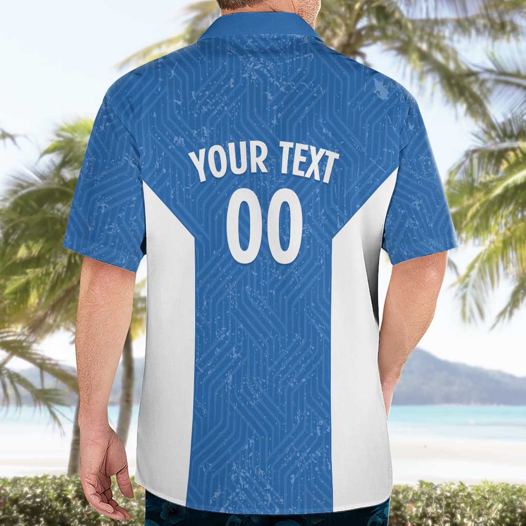 Greece Basketball Custom Hawaiian Shirt Go Hellas Blue Version - Wonder Print Shop