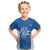 Greece Basketball Custom Kid T Shirt Go Hellas Blue Version - Wonder Print Shop