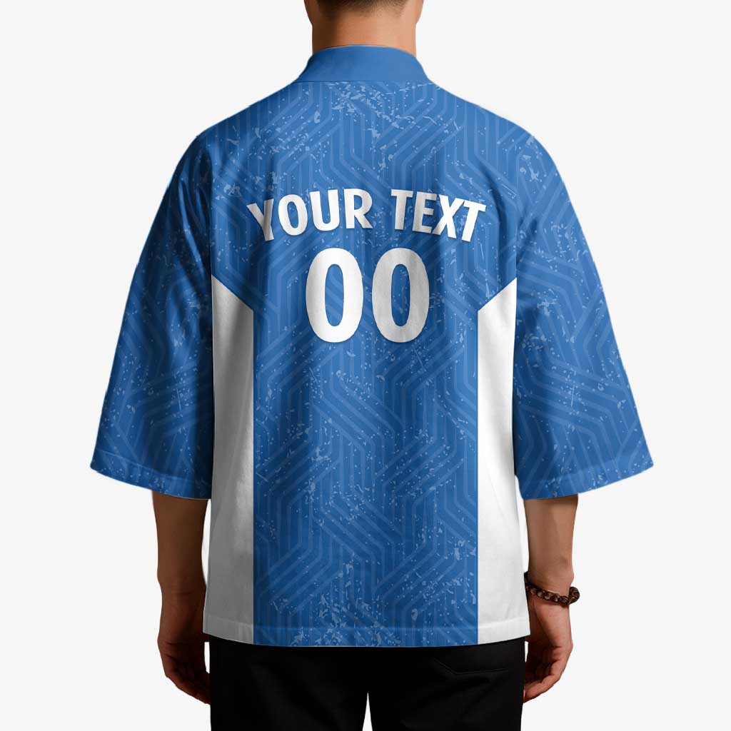 Greece Basketball Custom Kimono Go Hellas Blue Version - Wonder Print Shop