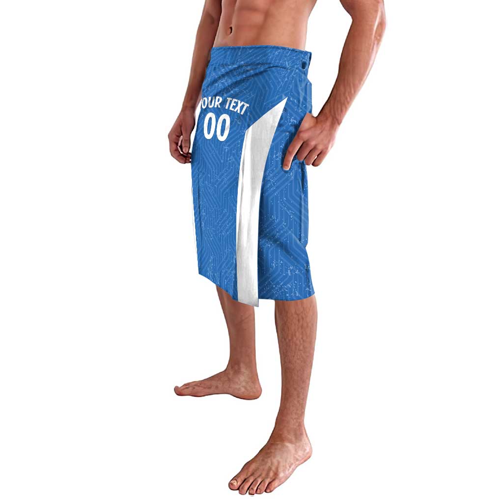 Greece Basketball Custom Lavalava Go Hellas Blue Version - Wonder Print Shop