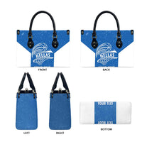Greece Basketball Custom Leather Bag Go Hellas Blue Version - Wonder Print Shop