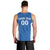 Greece Basketball Custom Men Tank Top Go Hellas Blue Version - Wonder Print Shop