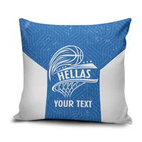 Greece Basketball Custom Pillow Cover Go Hellas Blue Version - Wonder Print Shop