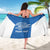 Greece Basketball Custom Sarong Go Hellas Blue Version - Wonder Print Shop