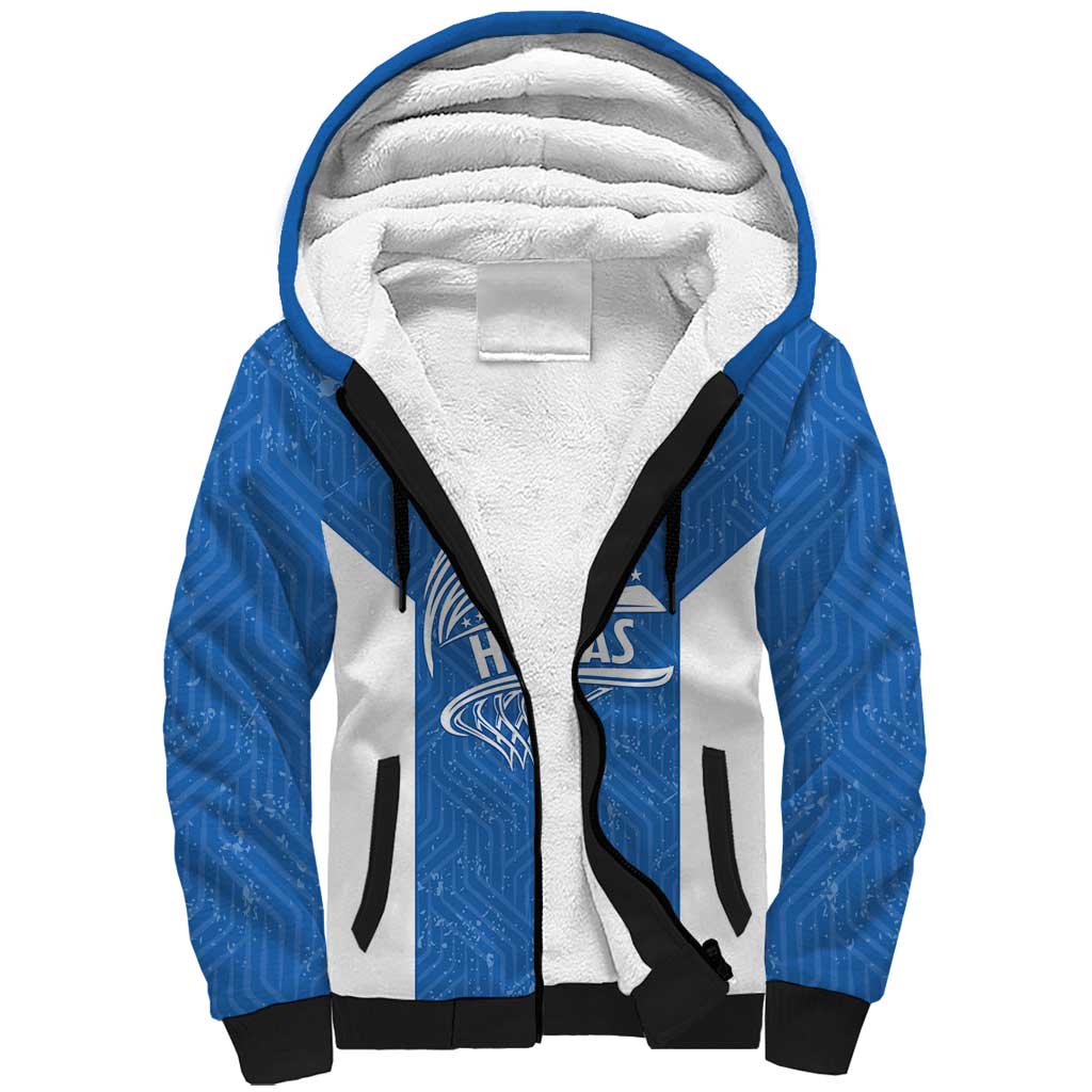 Greece Basketball Custom Sherpa Hoodie Go Hellas Blue Version - Wonder Print Shop