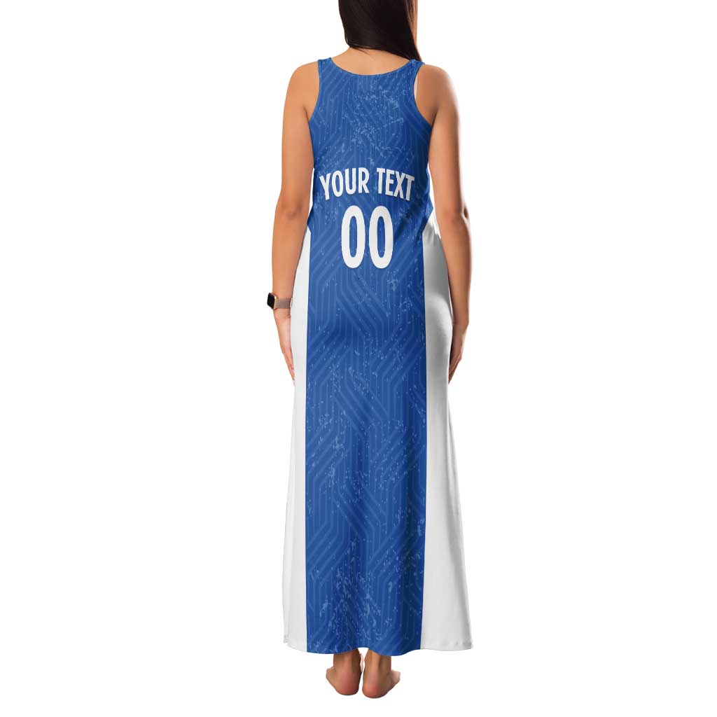 Greece Basketball Custom Tank Maxi Dress Go Hellas Blue Version - Wonder Print Shop