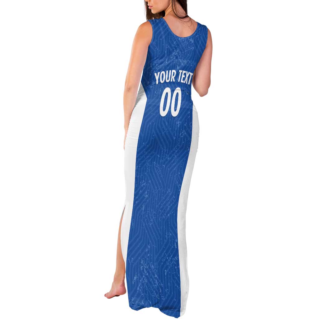 Greece Basketball Custom Tank Maxi Dress Go Hellas Blue Version - Wonder Print Shop