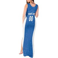 Greece Basketball Custom Tank Maxi Dress Go Hellas Blue Version - Wonder Print Shop