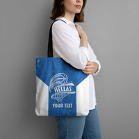Greece Basketball Custom Tote Bag Go Hellas Blue Version - Wonder Print Shop