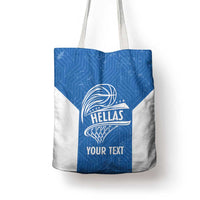 Greece Basketball Custom Tote Bag Go Hellas Blue Version - Wonder Print Shop