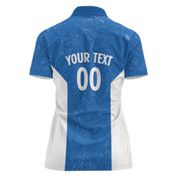 Greece Basketball Custom Women Polo Shirt Go Hellas Blue Version - Wonder Print Shop
