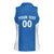 Greece Basketball Custom Women Sleeveless Polo Shirt Go Hellas Blue Version - Wonder Print Shop