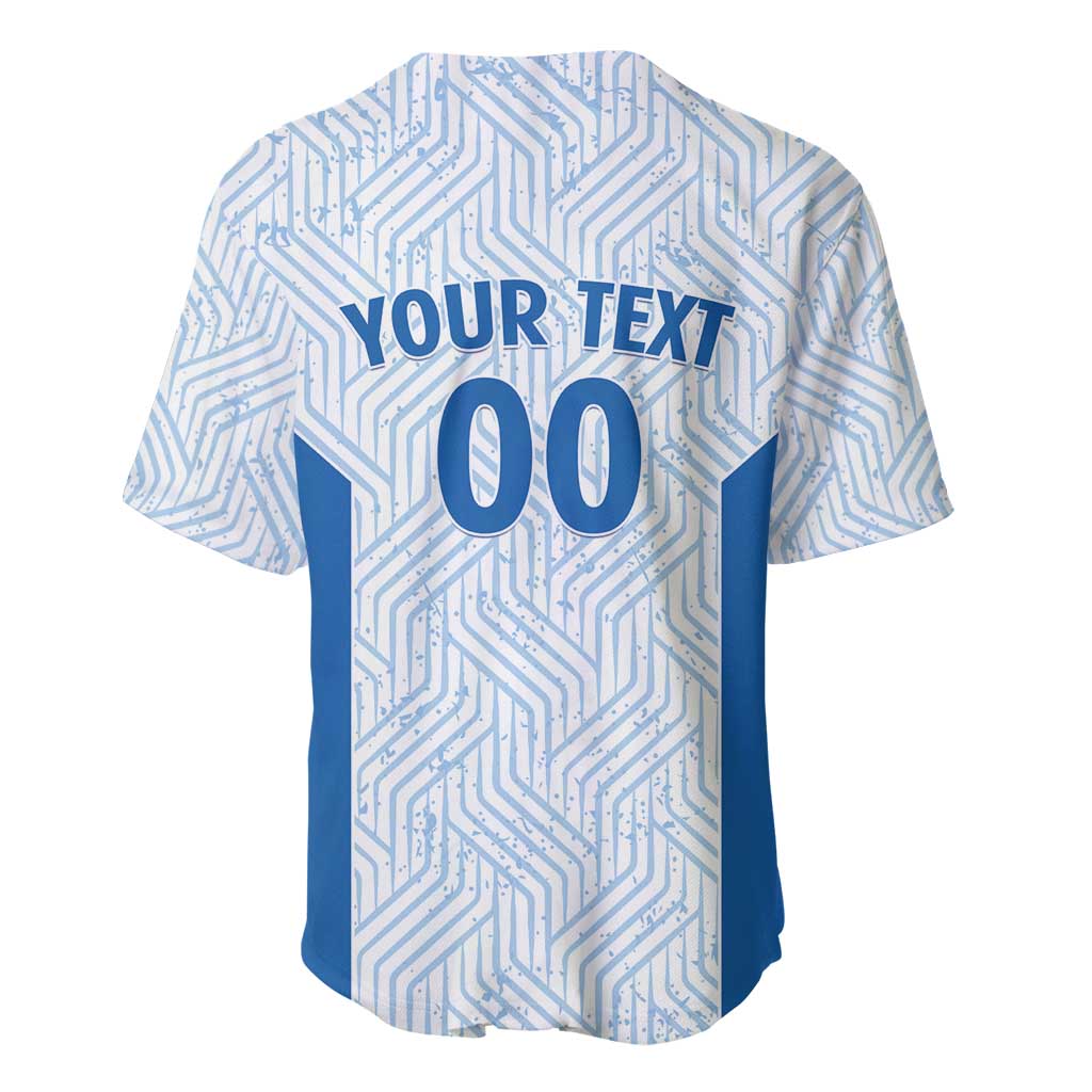 Hellas Basketball Custom Baseball Jersey Go Greece White Version - Wonder Print Shop