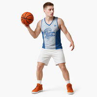 Hellas Basketball Custom Basketball Jersey Go Greece White Version - Wonder Print Shop