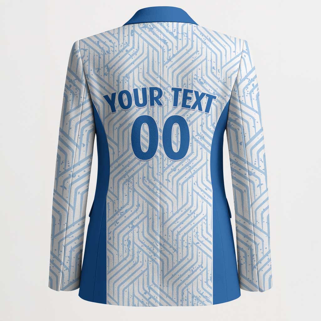 Hellas Basketball Custom Blazer Go Greece White Version - Wonder Print Shop