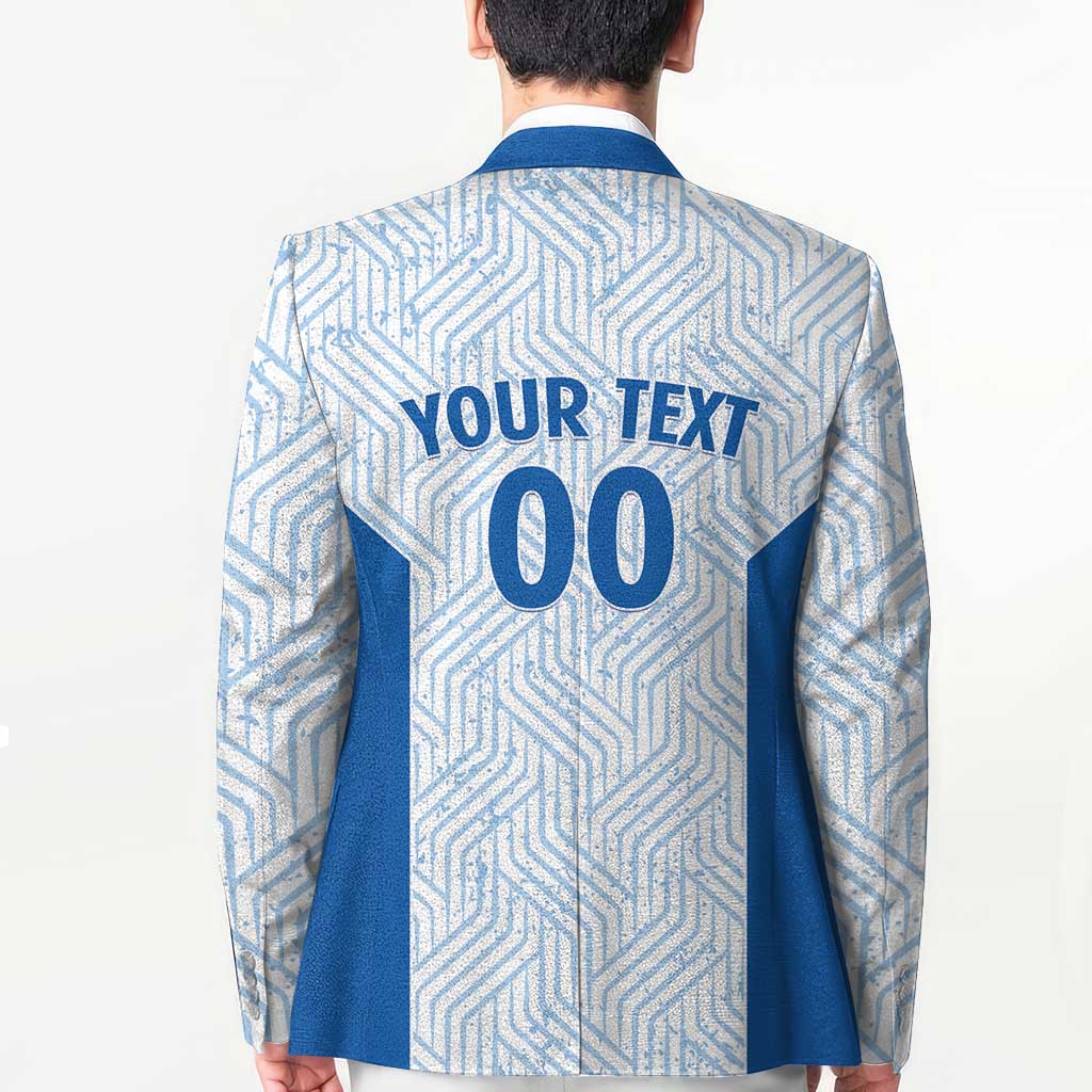 Hellas Basketball Custom Blazer Go Greece White Version - Wonder Print Shop