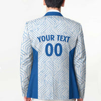 Hellas Basketball Custom Blazer Go Greece White Version - Wonder Print Shop