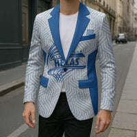 Hellas Basketball Custom Blazer Go Greece White Version - Wonder Print Shop