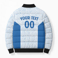 Hellas Basketball Custom Bomber Puffer Jacket Go Greece White Version - Wonder Print Shop