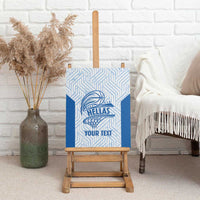 Hellas Basketball Custom Canvas Wall Art Go Greece White Version - Wonder Print Shop