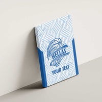 Hellas Basketball Custom Canvas Wall Art Go Greece White Version - Wonder Print Shop
