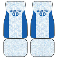 Hellas Basketball Custom Car Mats Go Greece White Version - Wonder Print Shop