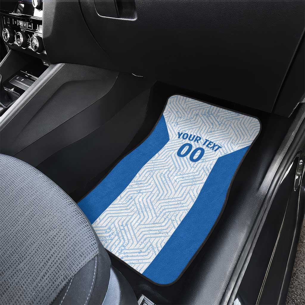 Hellas Basketball Custom Car Mats Go Greece White Version - Wonder Print Shop